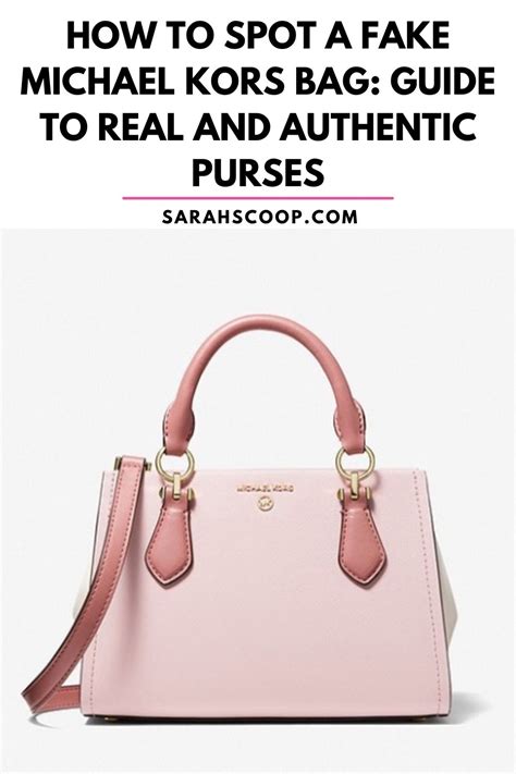 spot fake michael kors bag|michael kors authenticity.